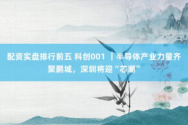 配资实盘排行前五 科创001 ｜半导体产业力量齐聚鹏城，深圳将迎“芯潮”